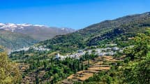 Paisaje alpujarra de granada