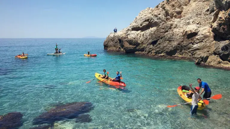 excrusion en kayak y paddle surf en costa tropical