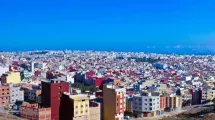 tangier panoramic view town morocco